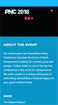 Mobile Screenshot of powernetworkingconference.com